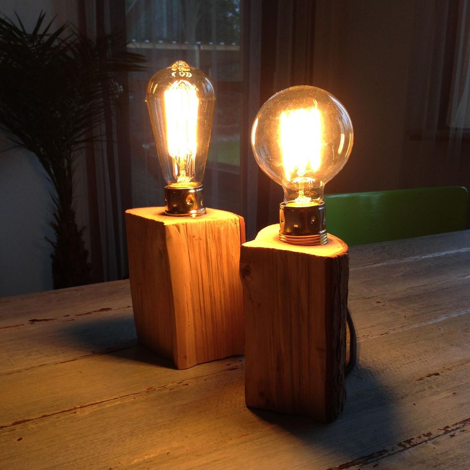 diy lamp done